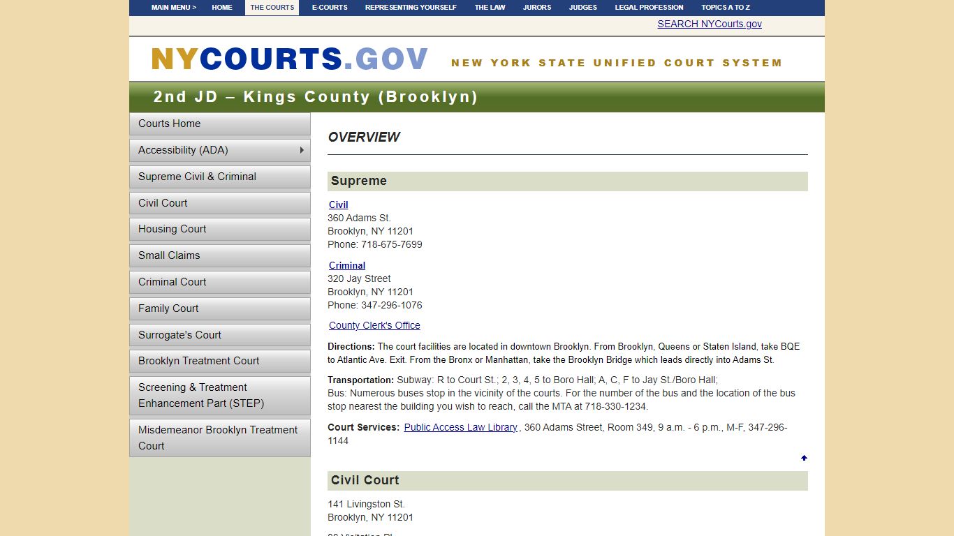2JD Courts Home | NYCOURTS.GOV - Judiciary of New York